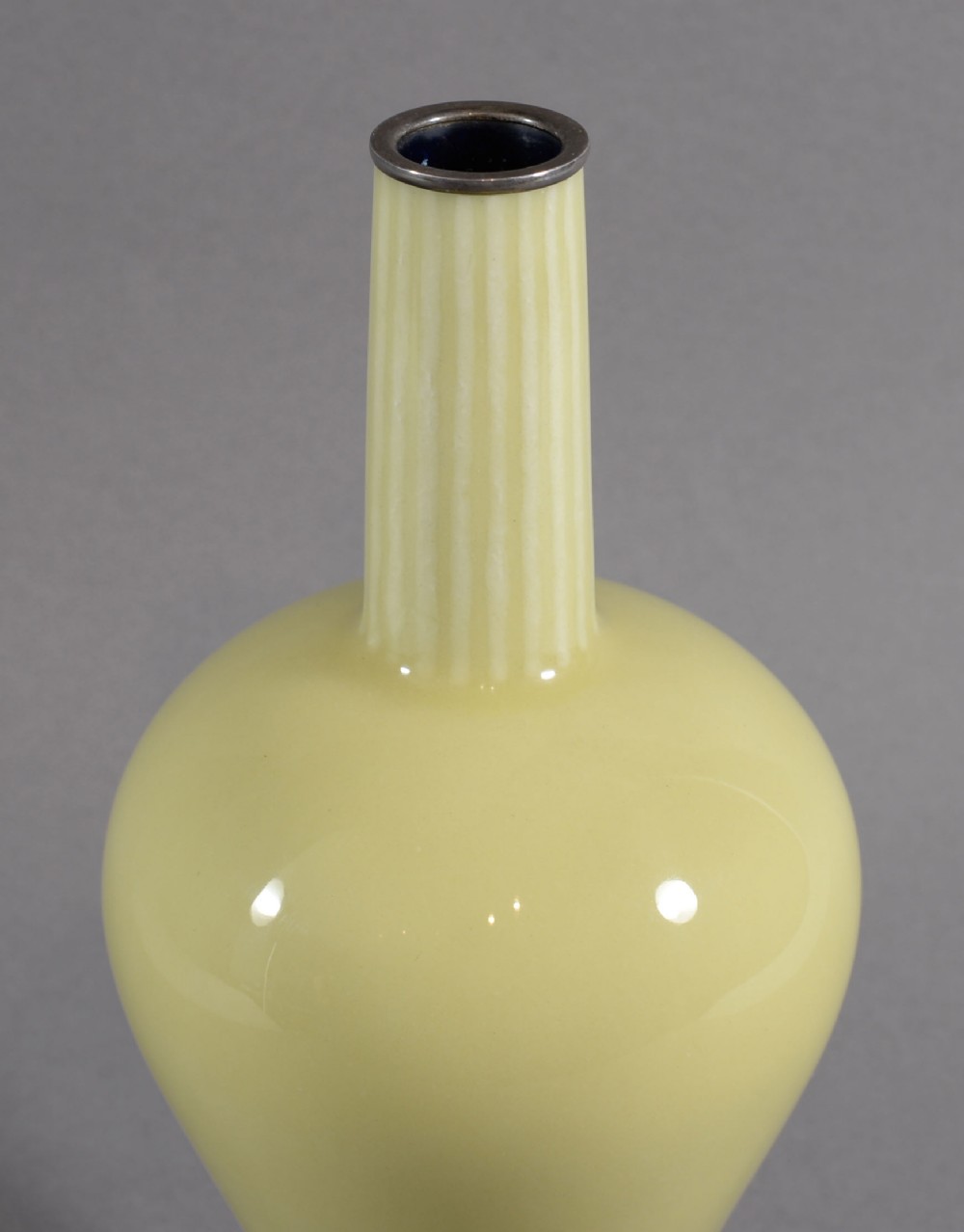 JAPANESE CLOISONNE ENAMEL VASE BY ANDO COMPANY View II