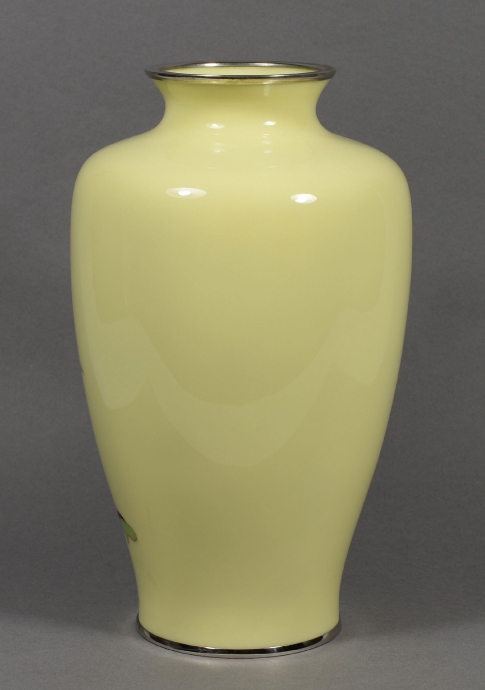 JAPANESE CLOISONNE ENAMEL FLORAL VASE BY ANDO View IV