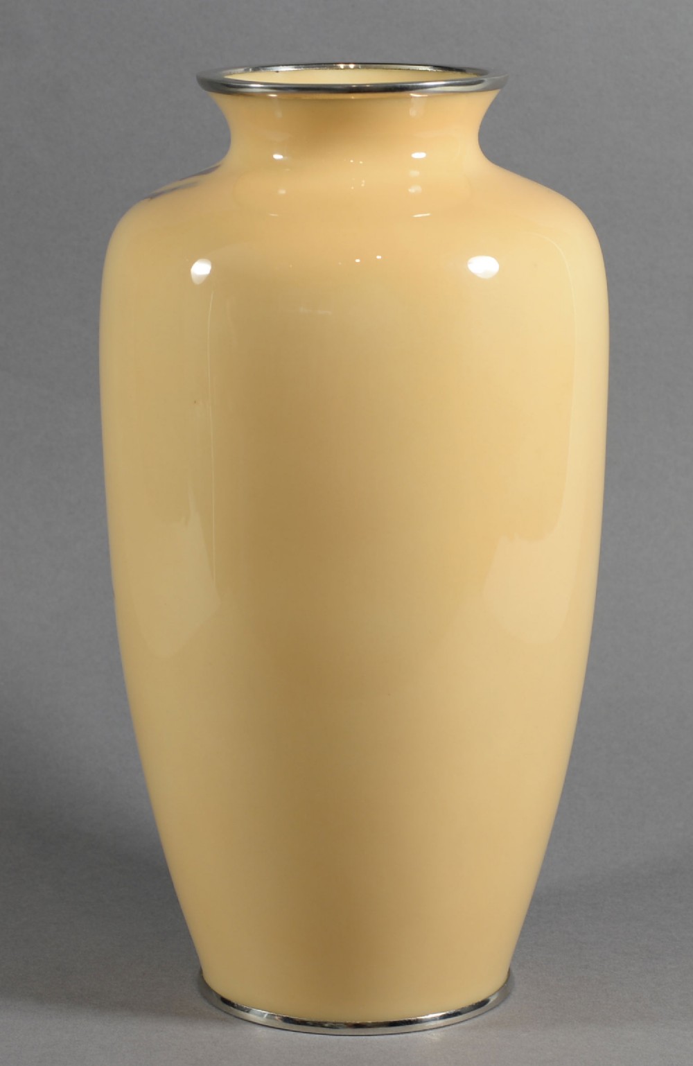HIGHLY DECORATIVE JAPANESE CLOISONNE ENAMEL VASE BY TAMURA View V