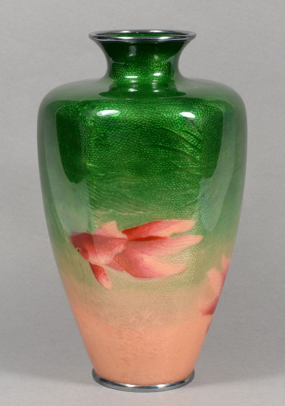 Japanese Cloisonne Enamel Vase - Kumeno Teitaro View V