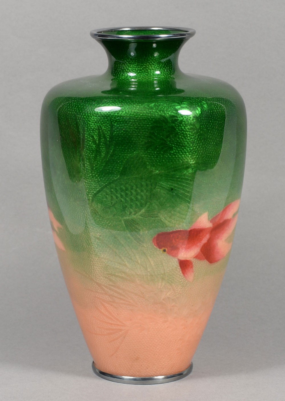 Japanese Cloisonne Enamel Vase - Kumeno Teitaro View VI