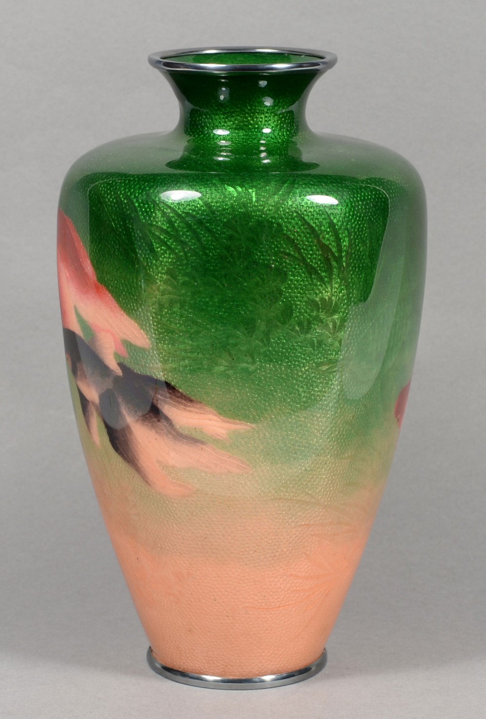 Japanese Cloisonne Enamel Vase - Kumeno Teitaro View VII