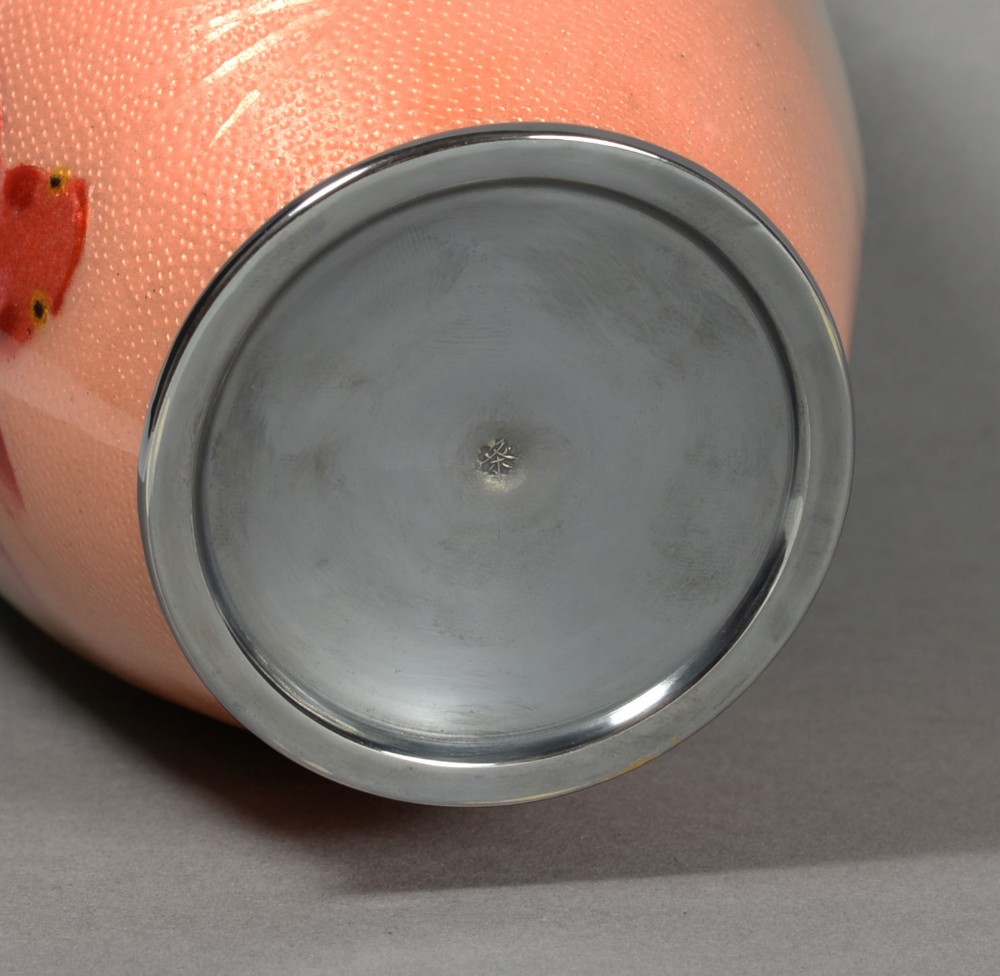 Japanese Cloisonne Enamel Vase - Kumeno Teitaro View X