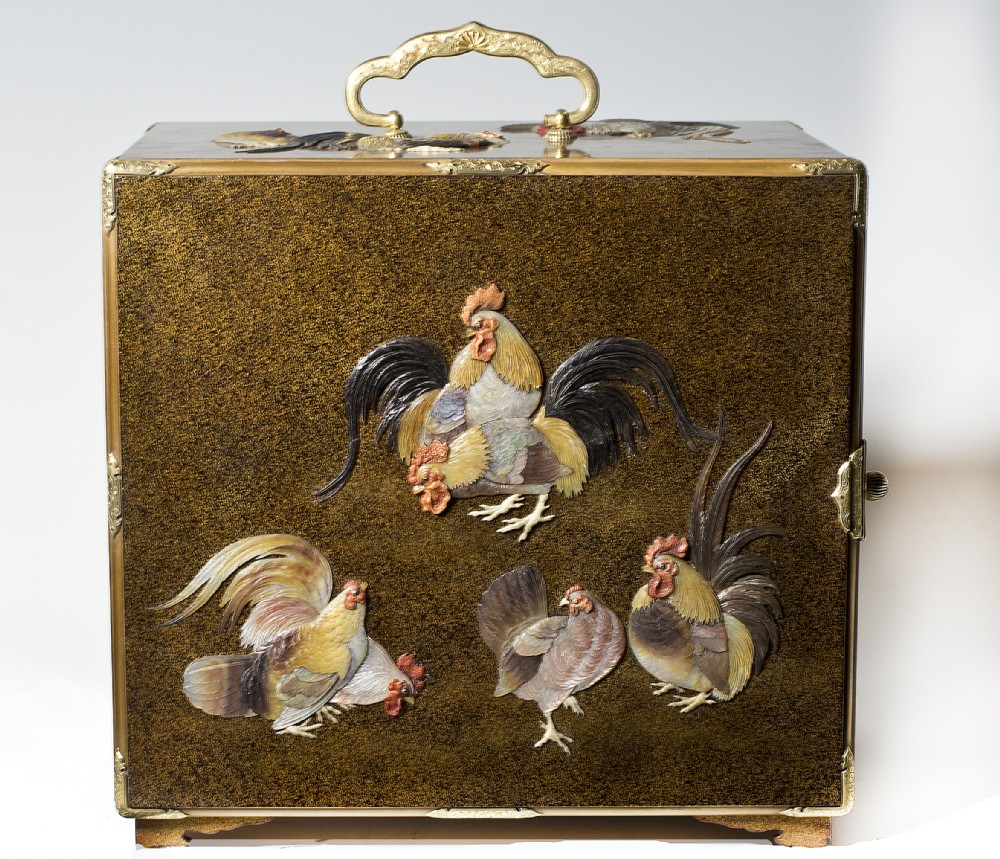 Japanese Gold Lacquer & Shibayama Kodansu by Shibayama Masayoshi View VI