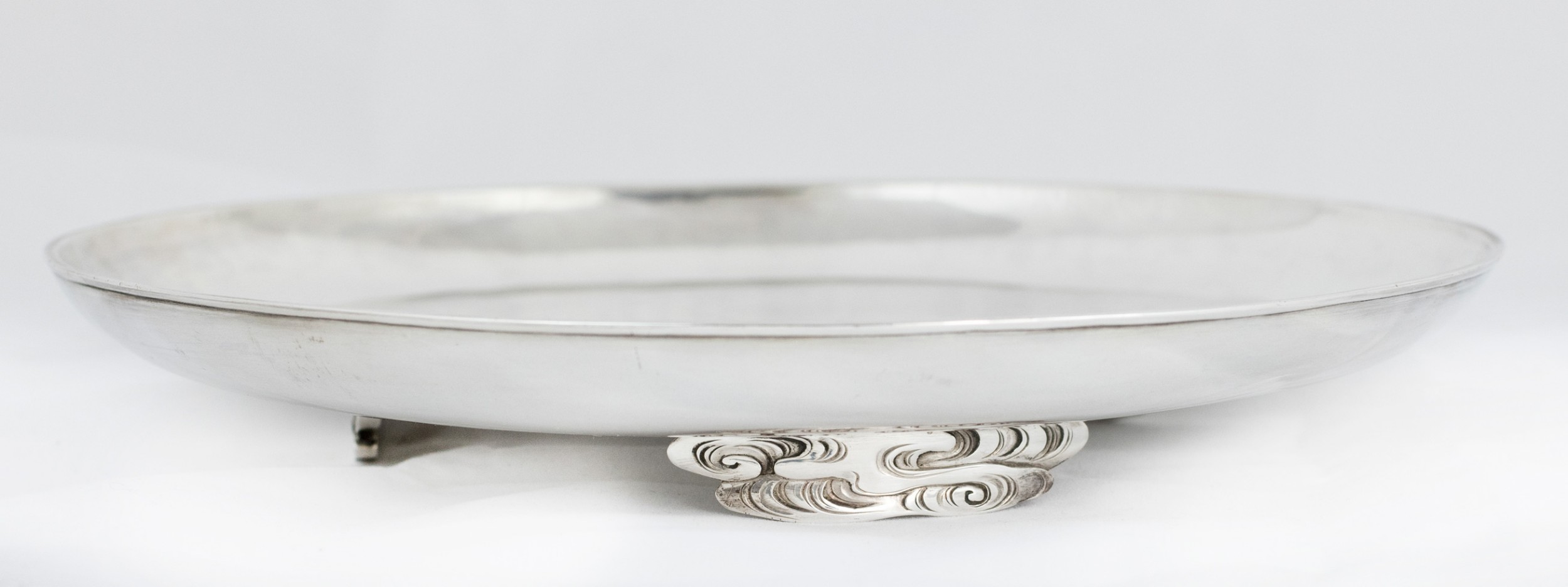 Japanese Silver & Mixed Metal Carp Tray by Masayoshi, Engraved by Kazuteru View II