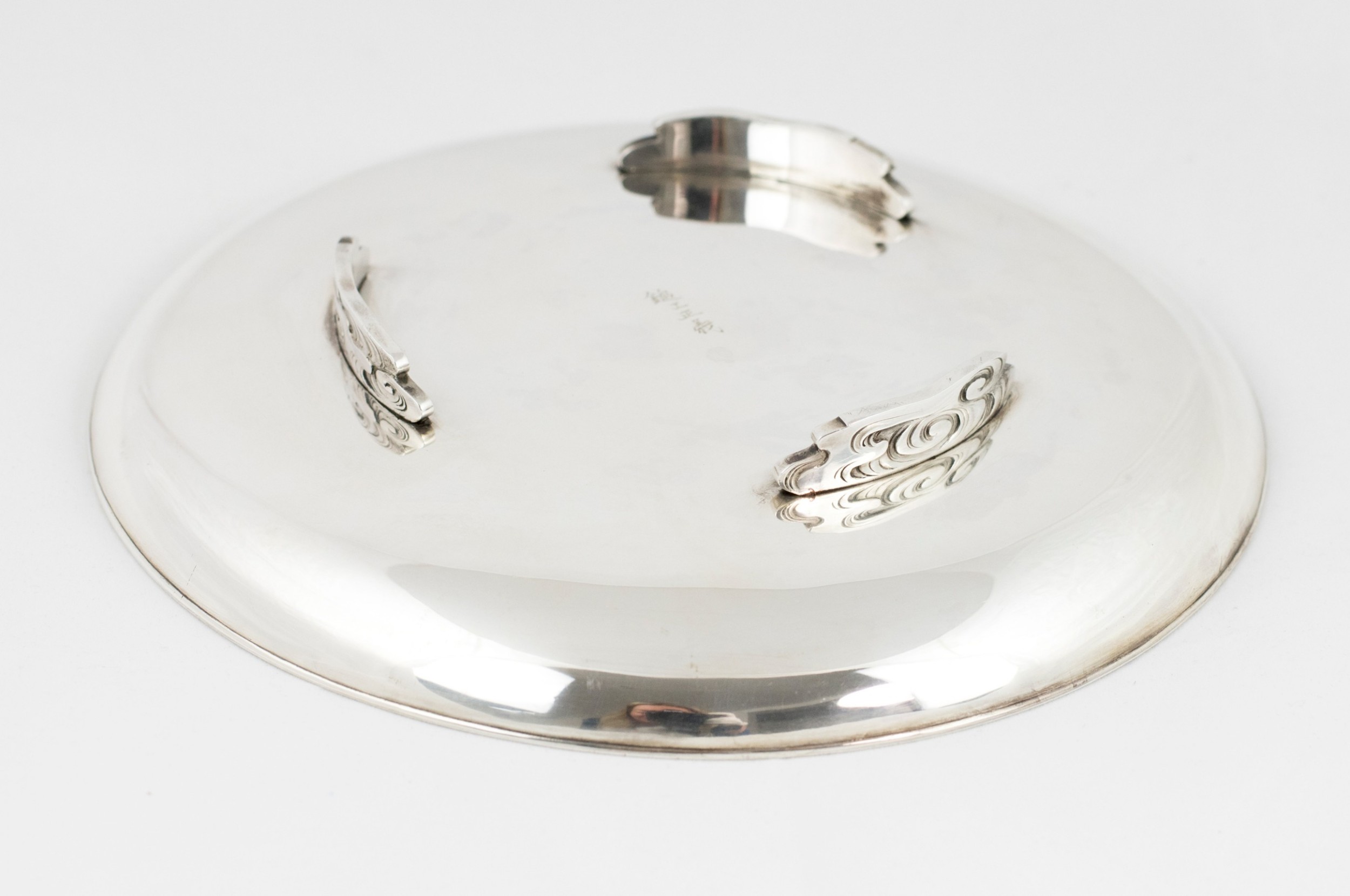 Japanese Silver & Mixed Metal Carp Tray by Masayoshi, Engraved by Kazuteru View IV