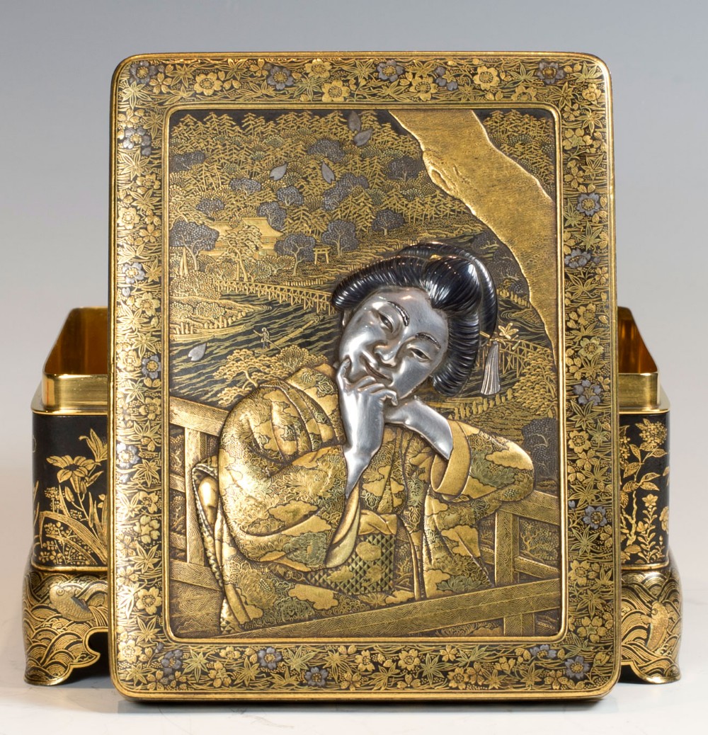 Japanese Iron Box by The Komai Company Of Kyoto View VII