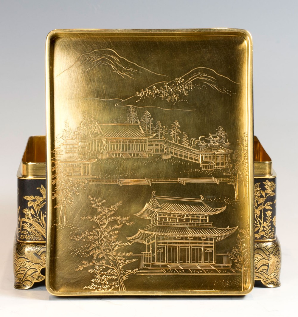 Japanese Iron Box by The Komai Company Of Kyoto View IX