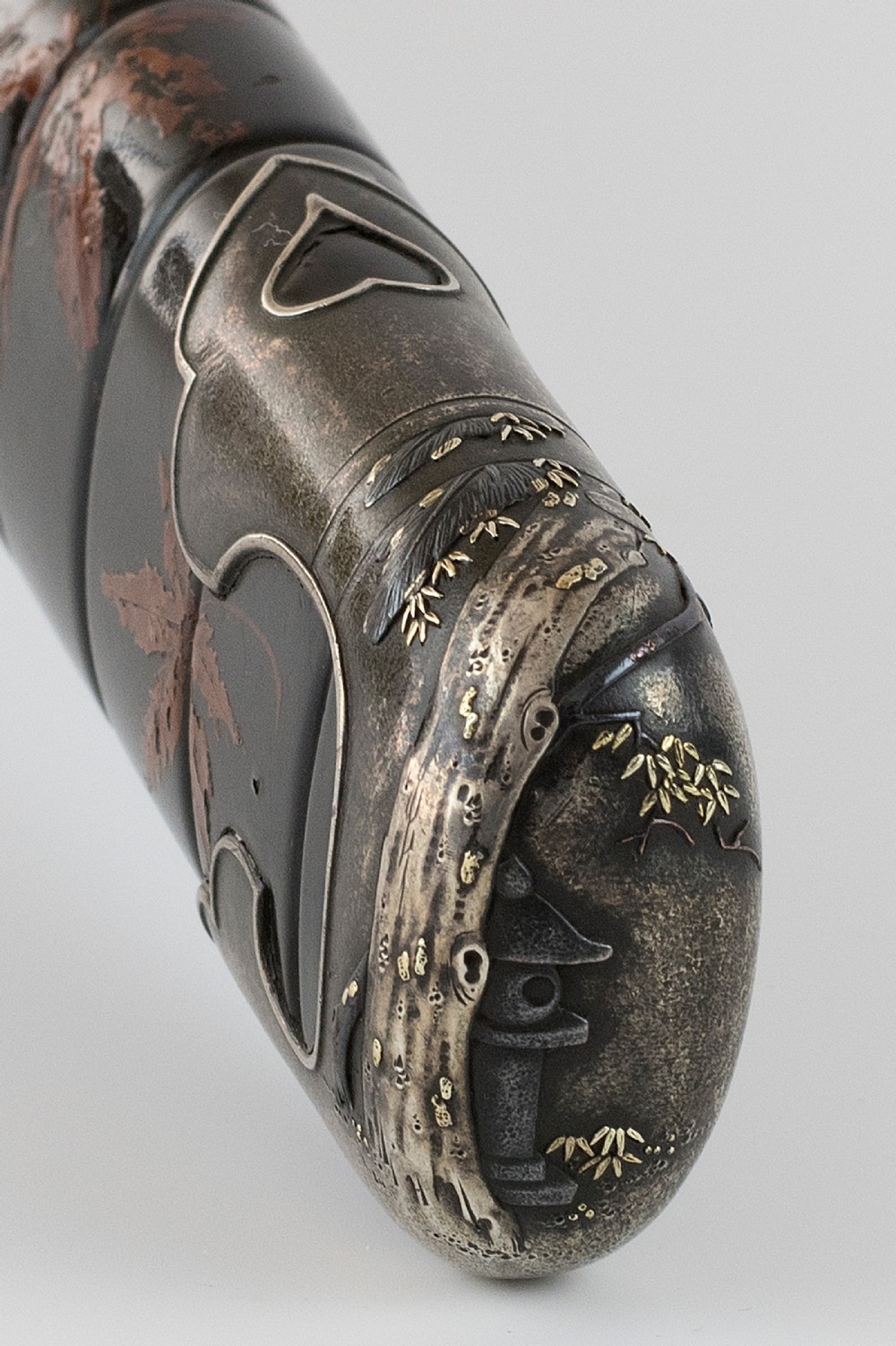 Japanese Mixed Metal Mounted Tanto - Dagger View XV