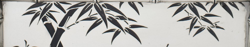 Japanese Silver & Mixed Metal Table Screen - Hagiya Katsuhira 1804-1886 View V