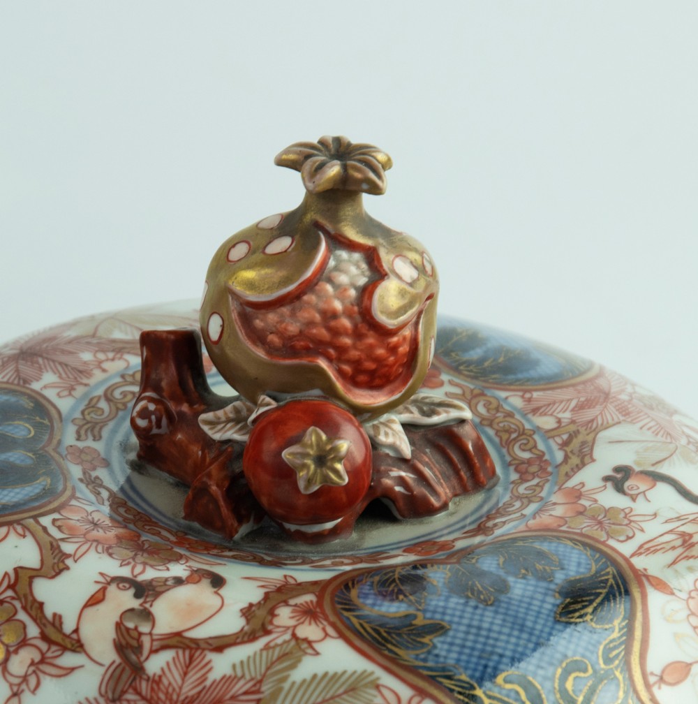 Japanese 17th century Arita Bowl and Cover View VIII