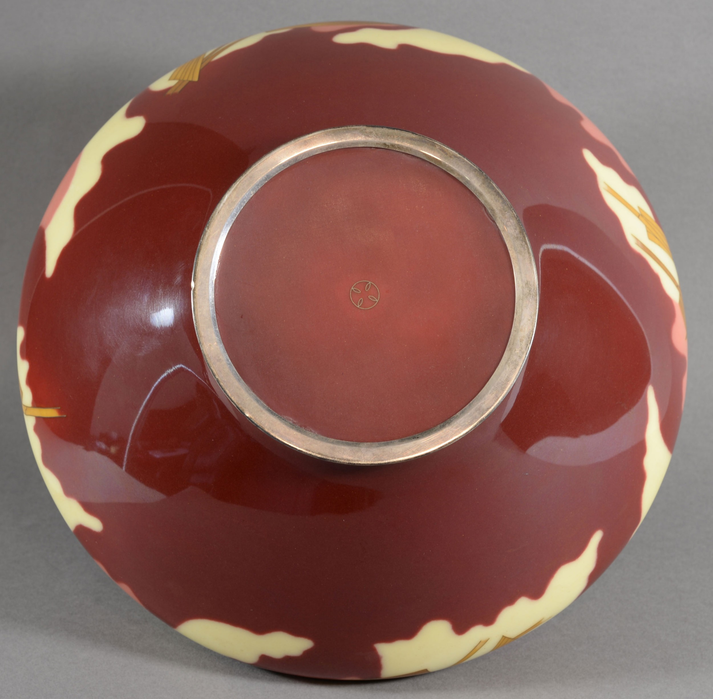 Stylish Japanese Cloisonne Enamel Vase -  Ando Company View VI