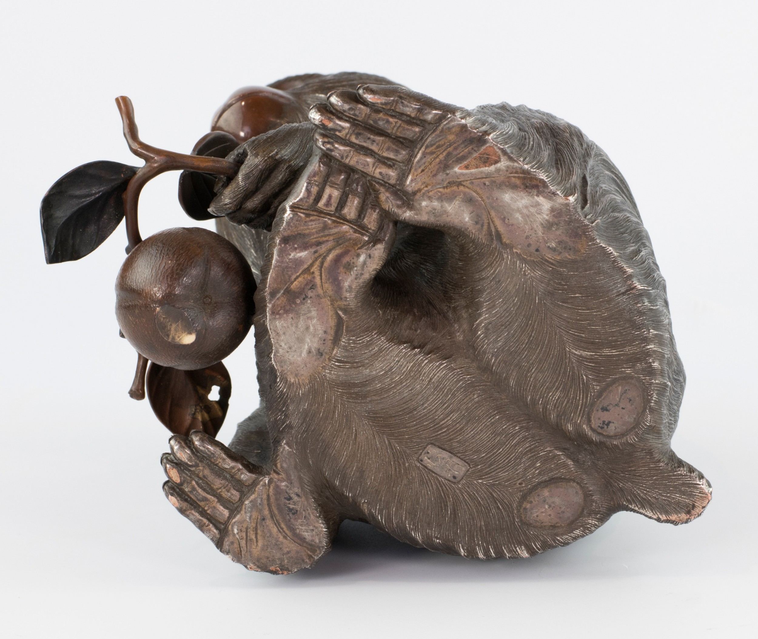 Majestic Japanese Mixed Metal Monkey Okimono by Masaaki View IX