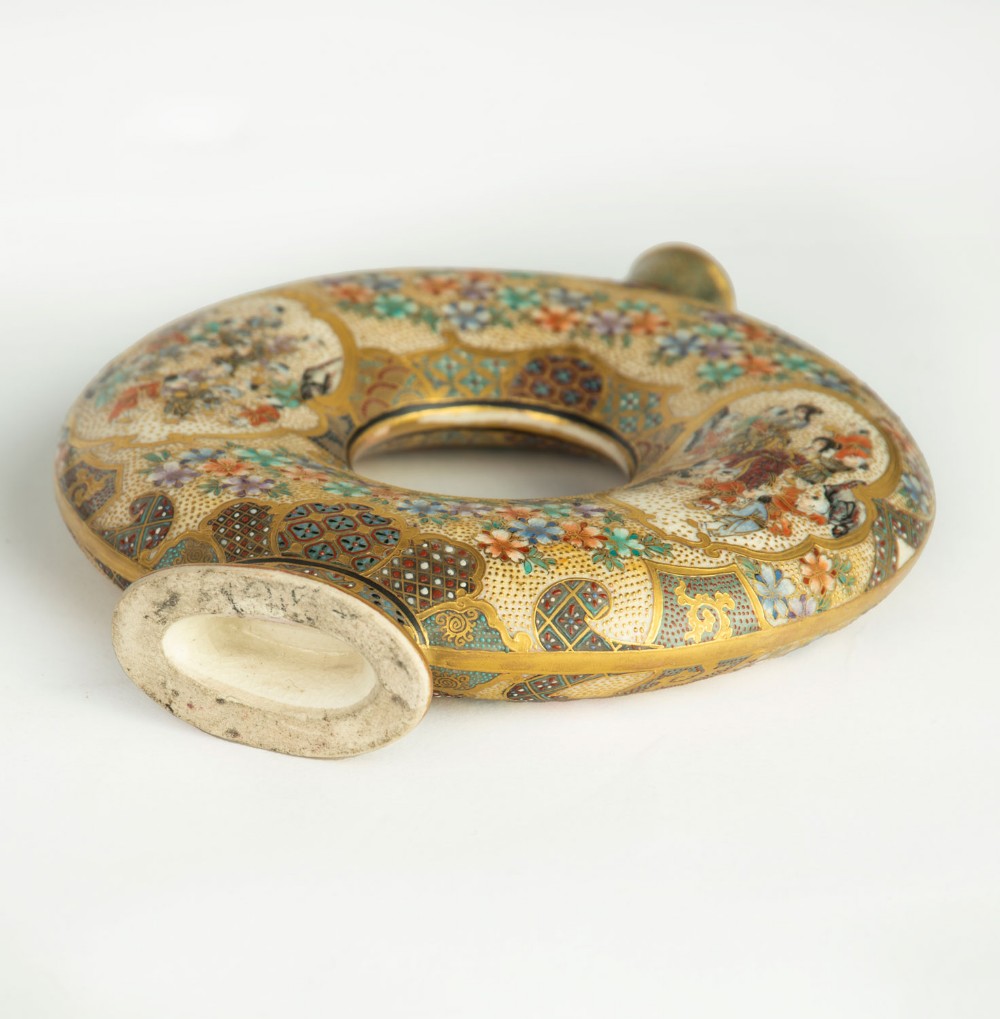 Japanese Satsuma Vase by Meizan View V