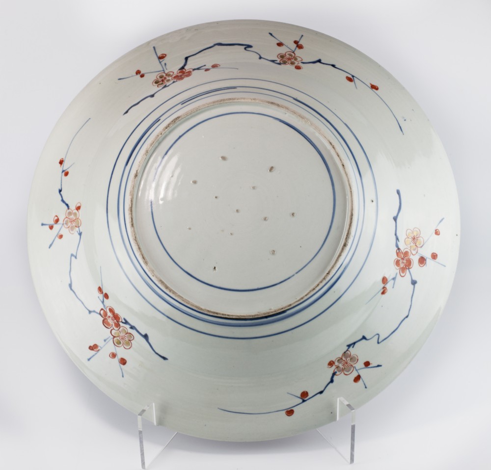 Huge 17th century Japanese Arita Imari Charger View III