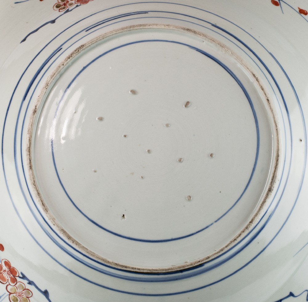Huge 17th century Japanese Arita Imari Charger View V