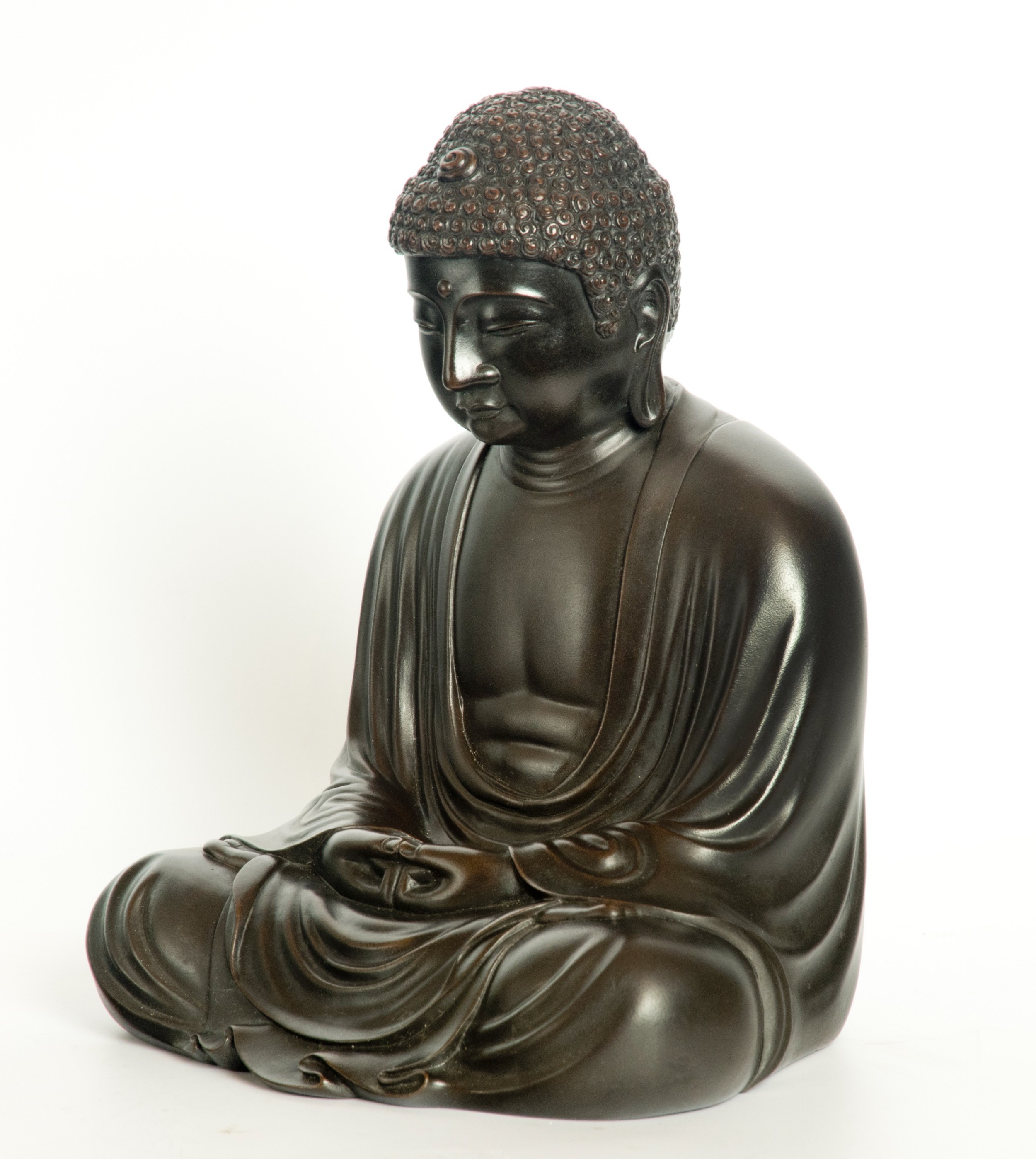Japanese Bronze Of The Great Buddha At Kamakura View III