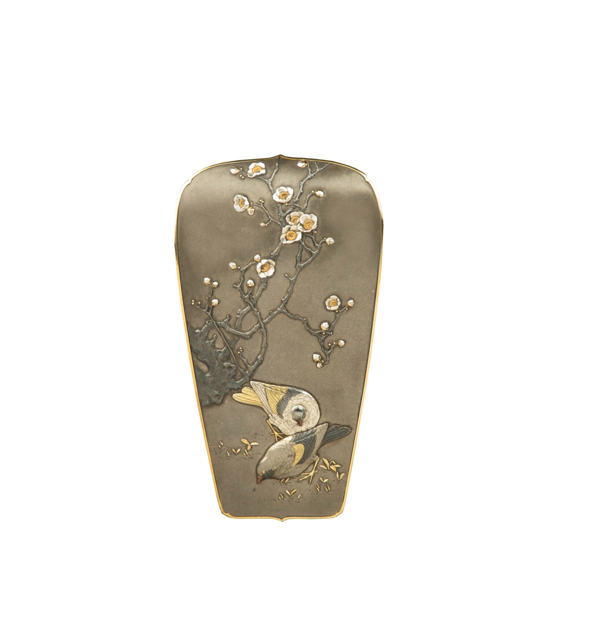 Exceptional Japanese Silver and Mixed Metal Vases View III