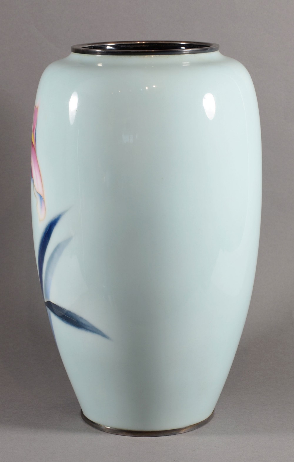 Large Japanese Cloisonne Enamel Vase  Ando Company View III
