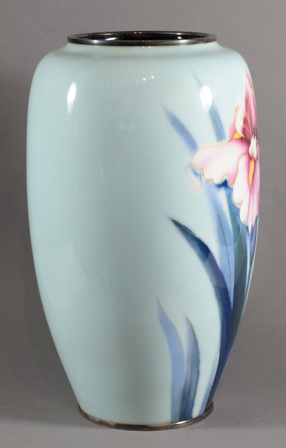 Large Japanese Cloisonne Enamel Vase  Ando Company View IV