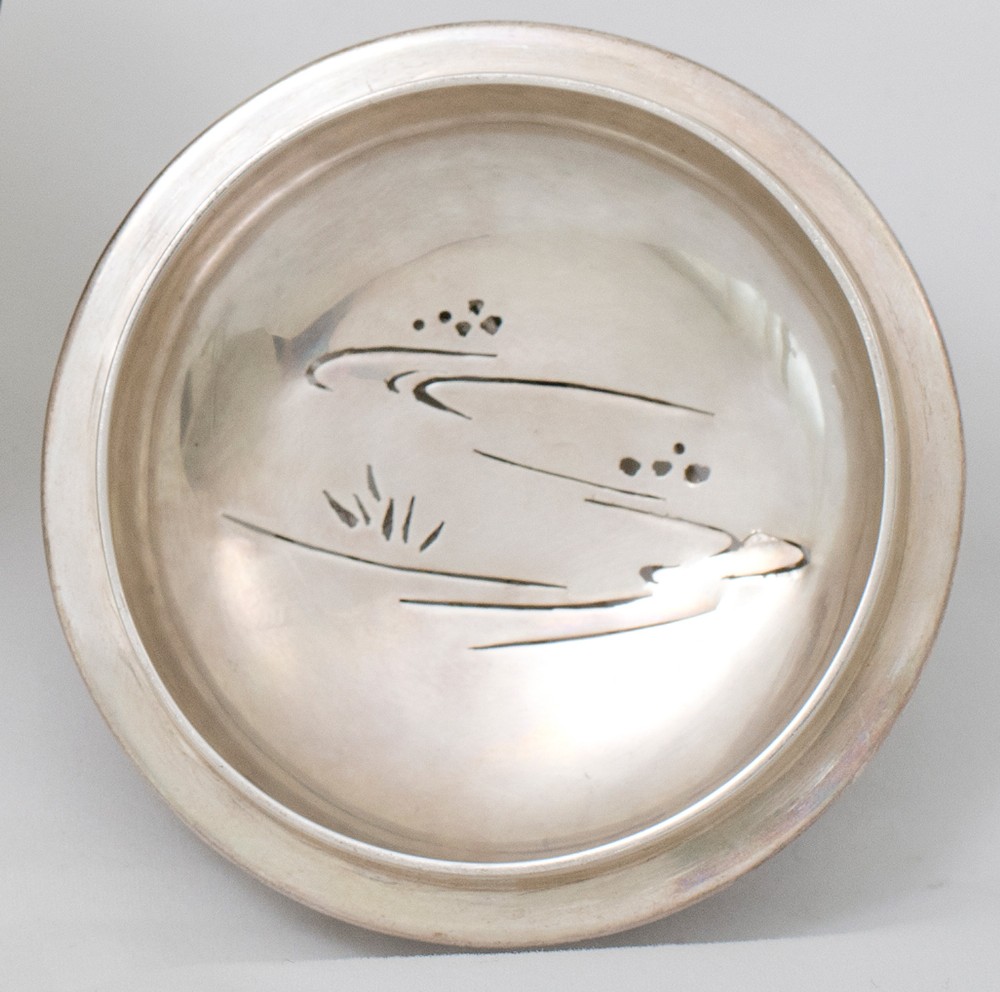 Japanese Silver and Mixed Metal Carp Koro View VIII