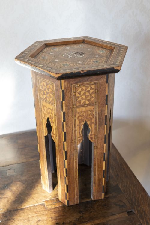 octagonal north african table - CATEGORY: ANTIQUE TABLES - DATED 19TH CENTURY