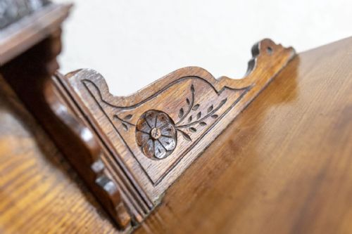 UNUSUAL 19TH CENTURY MAHOGANY HANGING UNIT - ADDITIONAL PHOTO 4