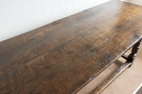 17TH CENTURY OAK REFECTORY TABLE - ADDITIONAL PHOTO 3