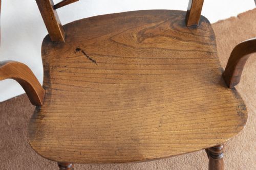 PAIR OF ASH AND FRUITWOOD 'MENDLESHAM' CHAIRS - ADDITIONAL PHOTO 3