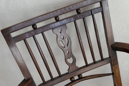 PAIR OF ASH AND FRUITWOOD 'MENDLESHAM' CHAIRS - ADDITIONAL PHOTO 5
