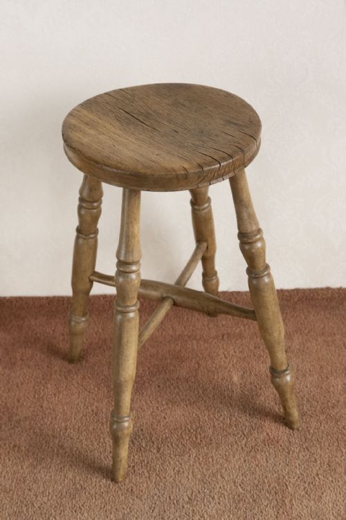 19th century hardwood stool - CATEGORY: ANTIQUE STOOLS - DATED 19TH CENTURY