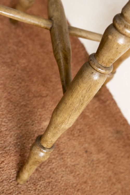 19TH CENTURY HARDWOOD STOOL - ADDITIONAL PHOTO 3