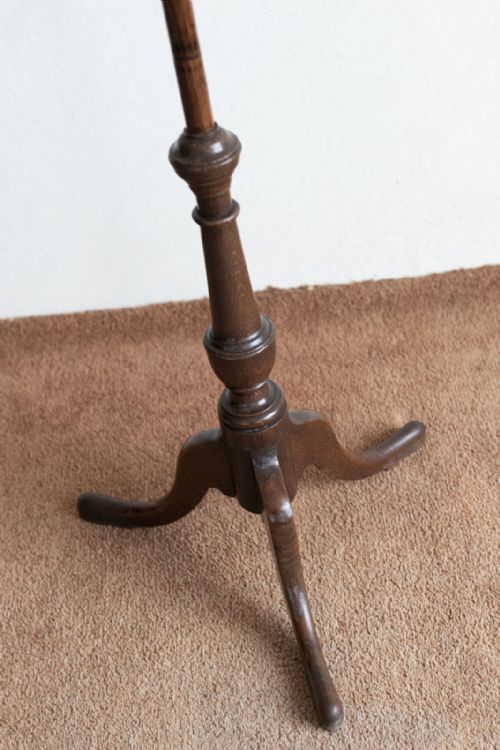 EARLY 19TH CENTURY POLE SCREEN WITH ORIGINAL NEEDLEWORK - ADDITIONAL PHOTO 3