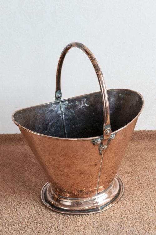 HAND MADE VICTORIAN COAL BUCKET - ADDITIONAL PHOTO 1