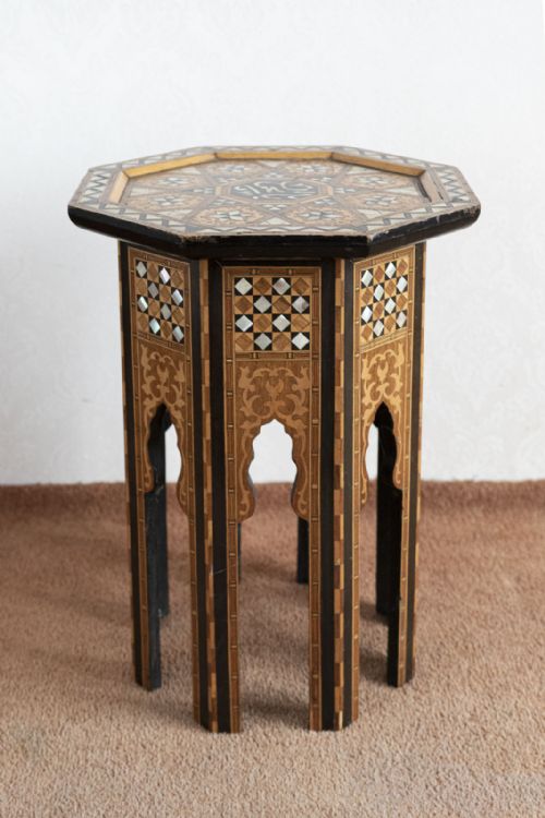 north african coffee table - CATEGORY: ANTIQUE TABLES - DATED 1900