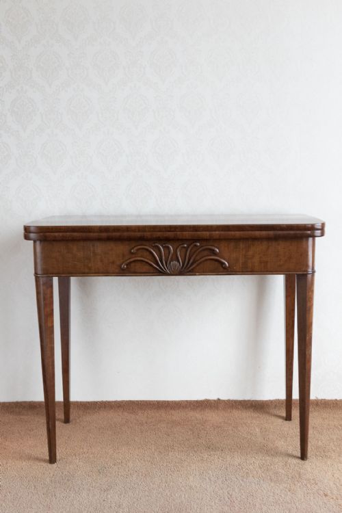 FINE QUALITY FOLD OVER TEA OR SIDE TABLE - ADDITIONAL PHOTO 1