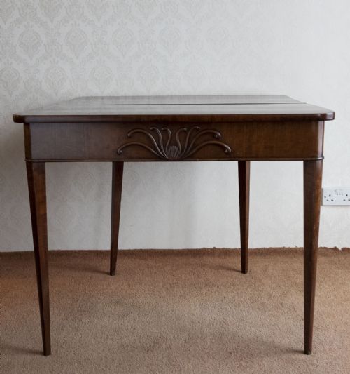 FINE QUALITY FOLD OVER TEA OR SIDE TABLE - ADDITIONAL PHOTO 5