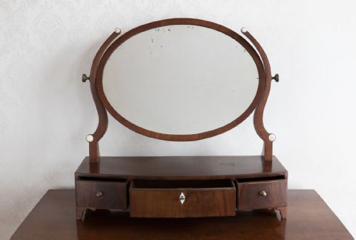 MAHOGANY GEORGIAN DRESSING MIRROR - ADDITIONAL PHOTO 1