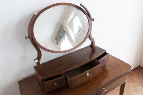 MAHOGANY GEORGIAN DRESSING MIRROR - ADDITIONAL PHOTO 2