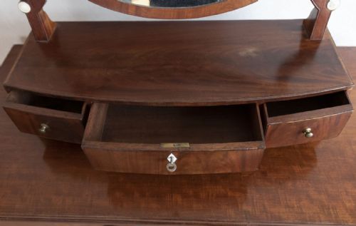 MAHOGANY GEORGIAN DRESSING MIRROR - ADDITIONAL PHOTO 5