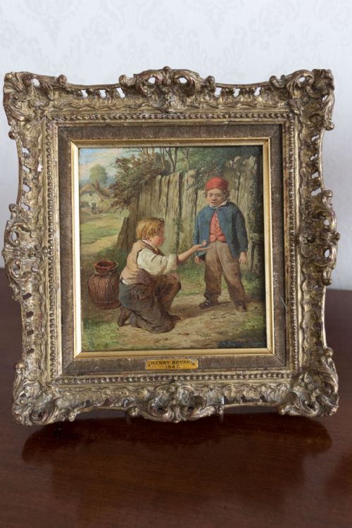 PAIR OF OIL PAINTINGS BY THE ARTIST HENRY BRYANT - ADDITIONAL PHOTO 3