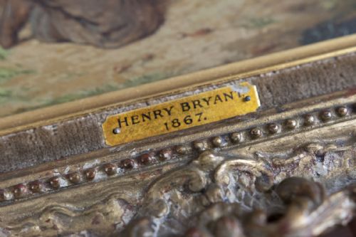 PAIR OF OIL PAINTINGS BY THE ARTIST HENRY BRYANT - ADDITIONAL PHOTO 5