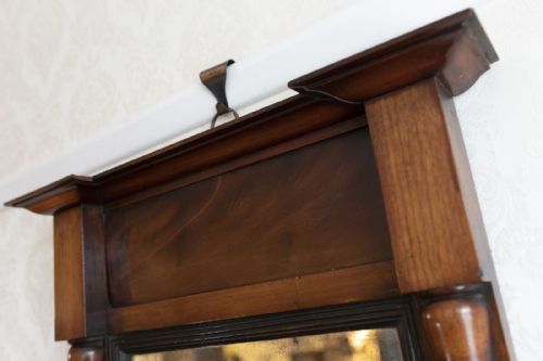 GEORGE III MAHOGANY HALL MIRROR - ADDITIONAL PHOTO 2