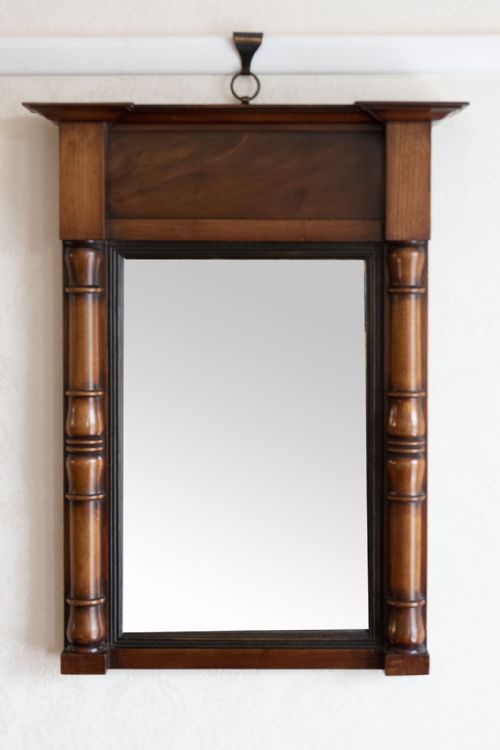 GEORGE III MAHOGANY HALL MIRROR - ADDITIONAL PHOTO 3