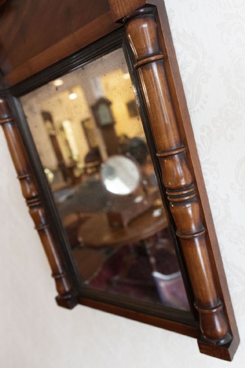 GEORGE III MAHOGANY HALL MIRROR - ADDITIONAL PHOTO 4