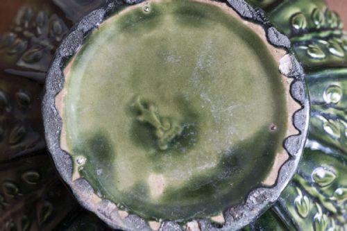 VICTORIAN POTTERY JARDINAIRE ON STAND - ADDITIONAL PHOTO 3