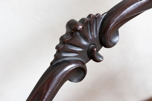 SET OF EIGHT MAHOGANY DINING CHAIRS - ADDITIONAL PHOTO 4