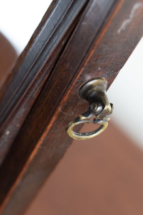 ANTIQUE MAHOGANY DRESSING MIRROR - ADDITIONAL PHOTO 5