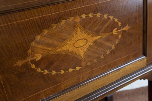 GOOD VICTORIAN GLASS CABINET IN MAHOGANY - ADDITIONAL PHOTO 3