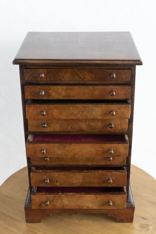 19TH CENTURY MAHOGANY COLLECTORS CABINET - ADDITIONAL PHOTO 1